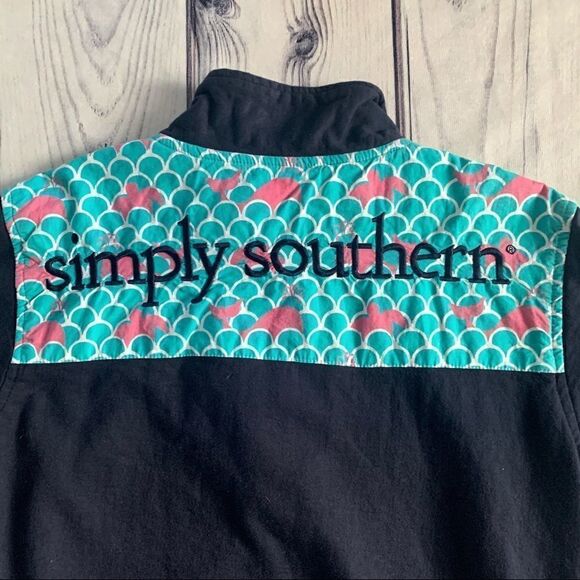 Simply Southern Pullover Mermaid Scale Size Small - Picture 11 of 12